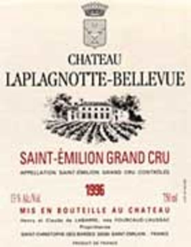 Chateau Laplagnotte-Bellevue 2000 Front Label