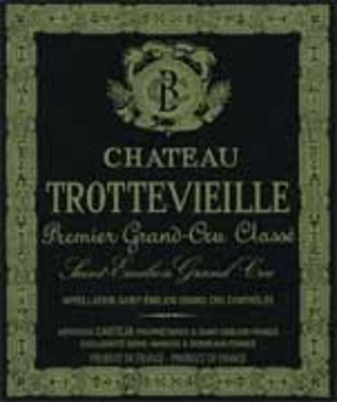 Chateau Trotte Vieille 1999 Front Label