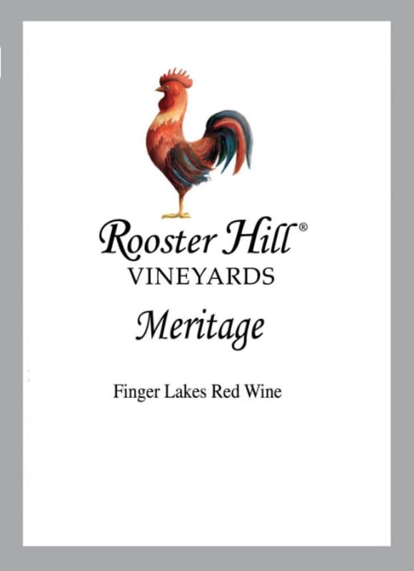 Rooster Hill Vineyards Meritage 2015 Front Label