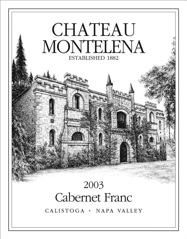 Chateau Montelena Cabernet Franc 2003 Front Label