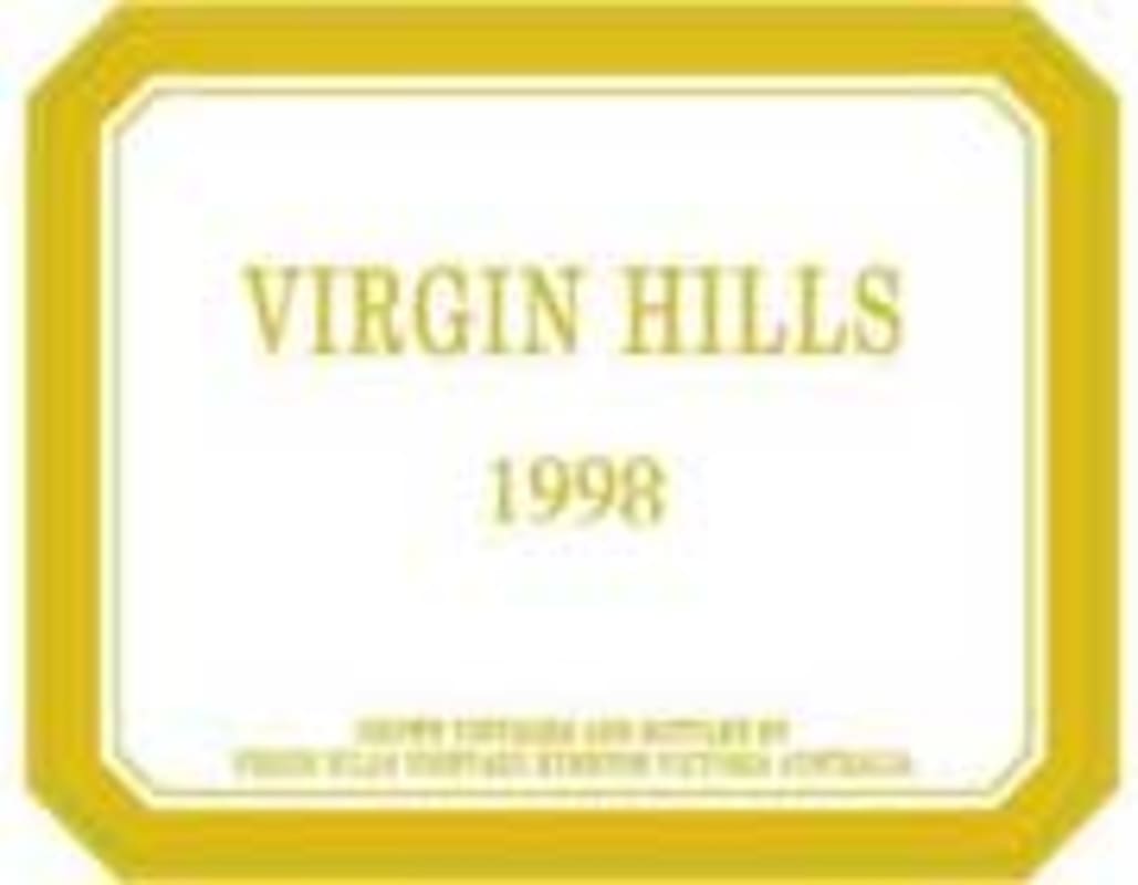 Virgin Hills Meritage Red 1998 Front Label