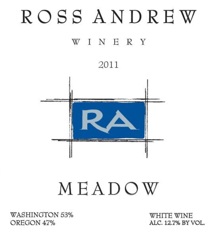Ross Andrew Winery Meadow 2011 Front Label