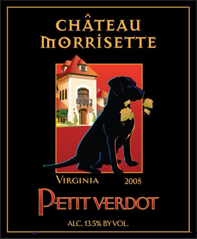 Chateau Morrisette Petit Verdot 2008 Front Label