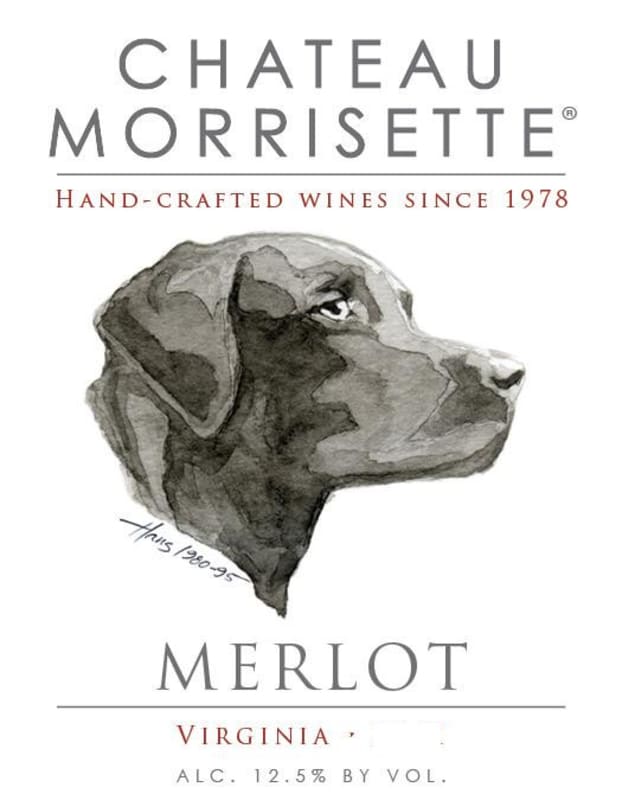 Chateau Morrisette Merlot 2013 Front Label