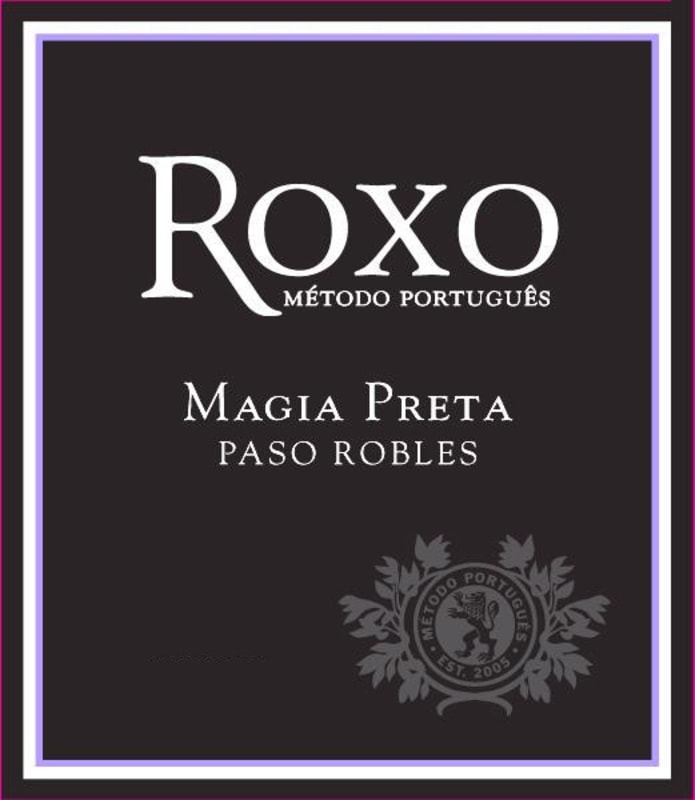 Roxo Port Cellars Magia Preta 2011 Front Label