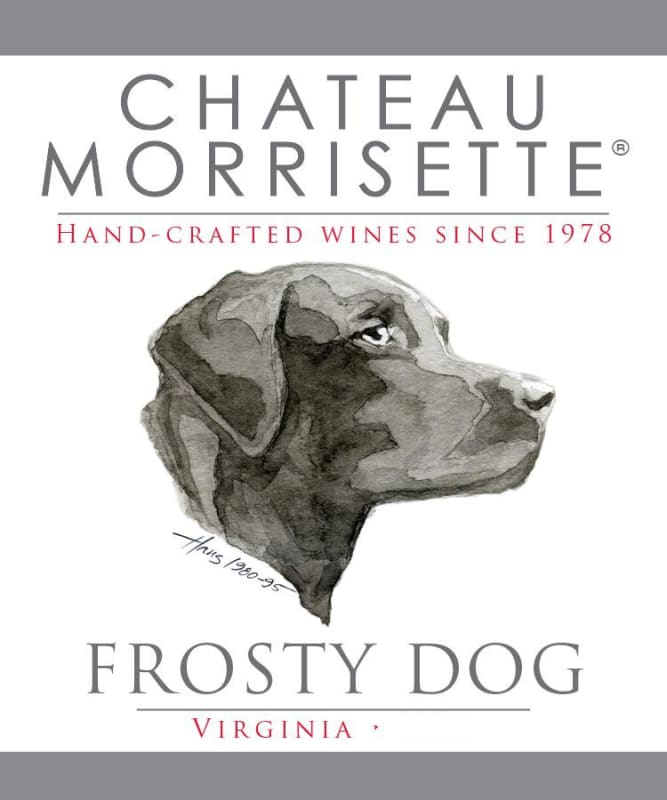 Chateau Morrisette Frosty Dog 2012 Front Label