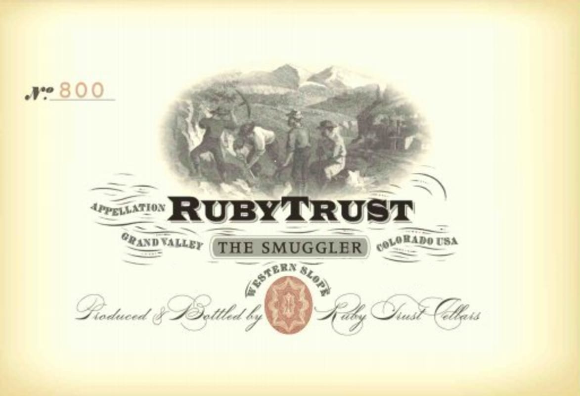 Ruby Trust Cellars The Smuggler Red 2013 Front Label