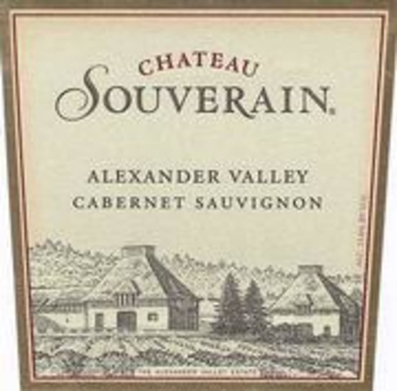 Chateau Souverain Alexander Valley Cabernet Sauvignon 1999 Front Label