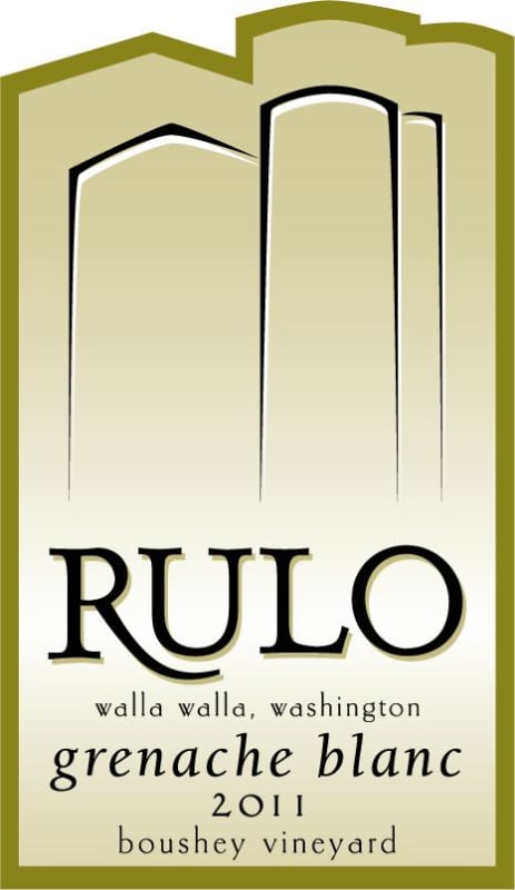 Rulo Winery Grenache Blanc 2011 Front Label