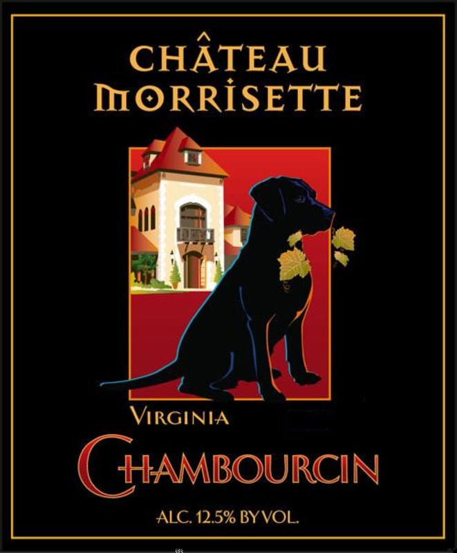 Chateau Morrisette Chambourcin 2010 Front Label