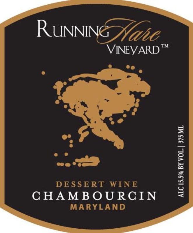 Running Hare Vineyard Dessert Wine Chambourcin 2009 Front Label