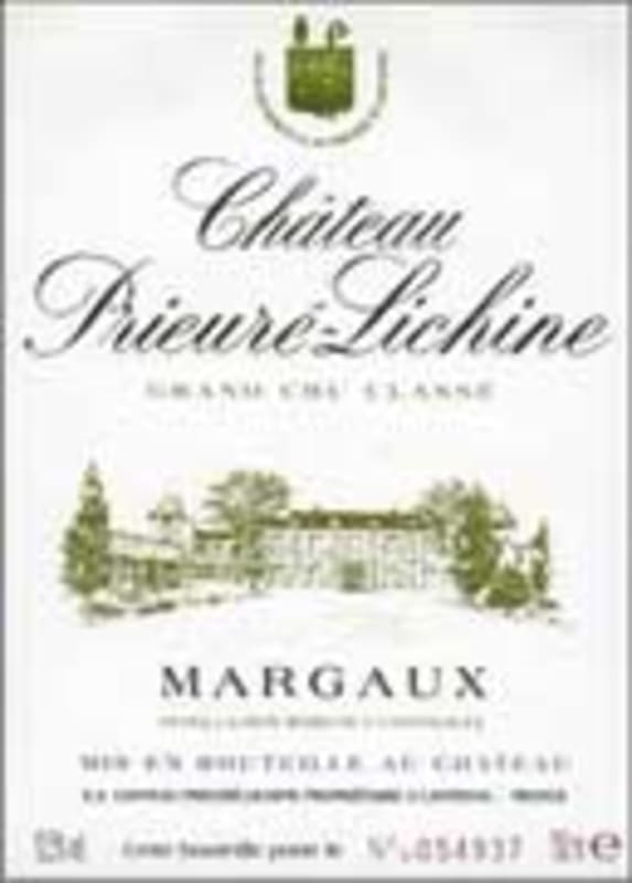 Chateau Prieure-Lichine 1999 Front Label