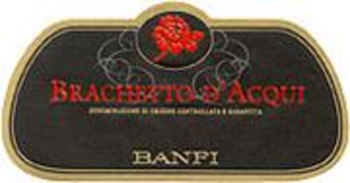 Banfi Brachetto d'Acqui Sparkling Wine 1998 Front Label