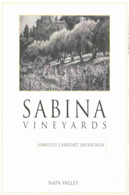 Sabina Vineyards Cabernet Sauvignon 2007 Front Label