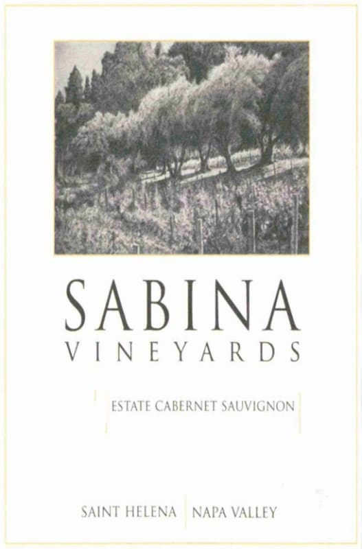 Sabina Vineyards Estate Cabernet Sauvignon 2009 Front Label