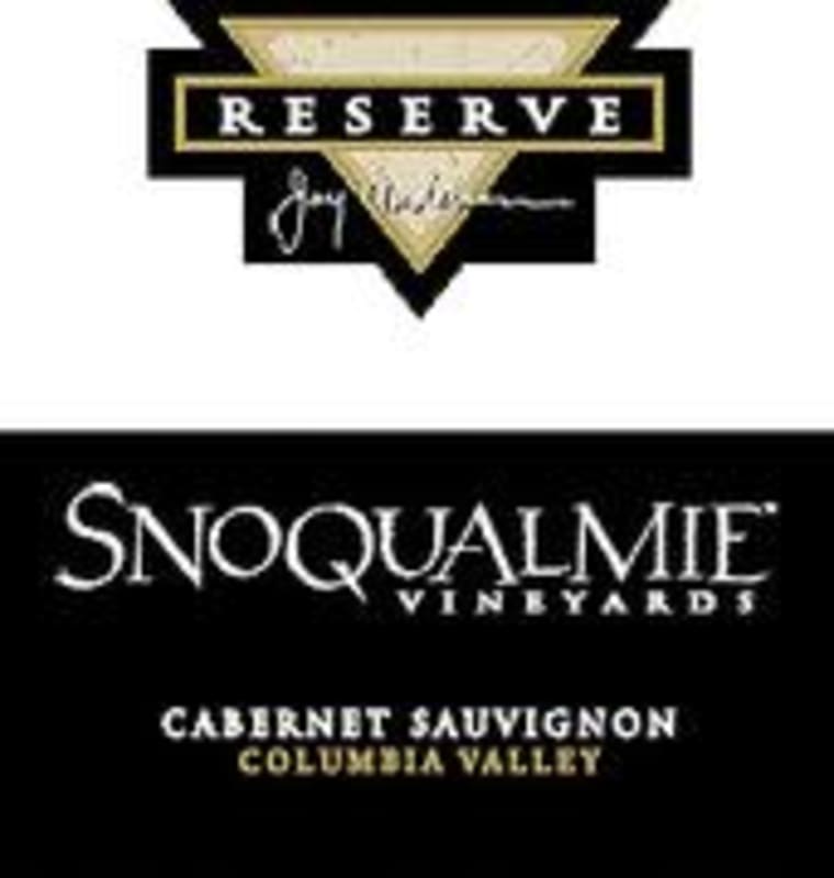 Snoqualmie Reserve Cabernet Sauvignon 2000 Front Label