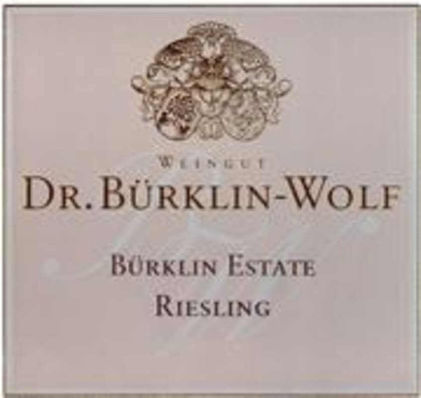 Burklin-Wolf Pfalz Estate Riesling 2001 Front Label