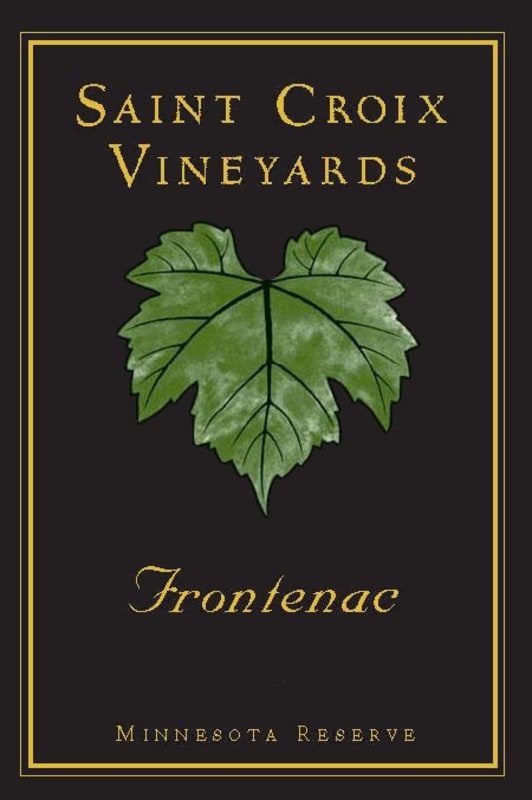 Saint Croix Vineyards Reserve Frontenac 2008 Front Label