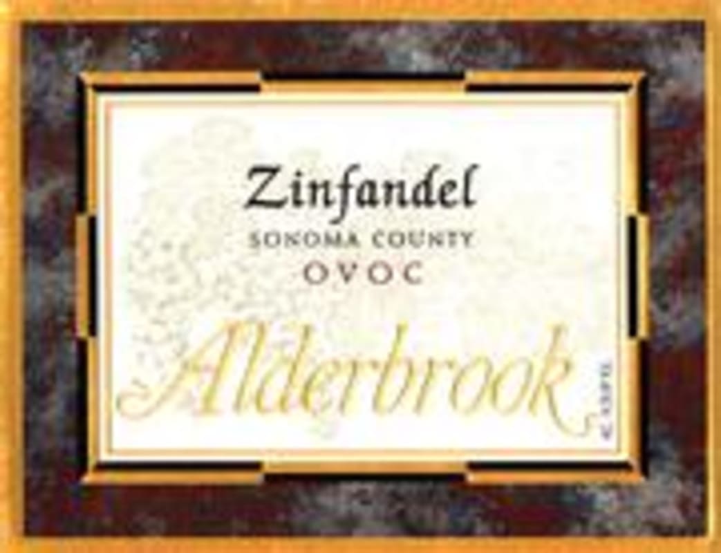 Alderbrook Winery Zinfandel 1997 Front Label