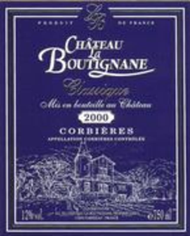 Chateau La Boutignane Classique Red 2000 Front Label
