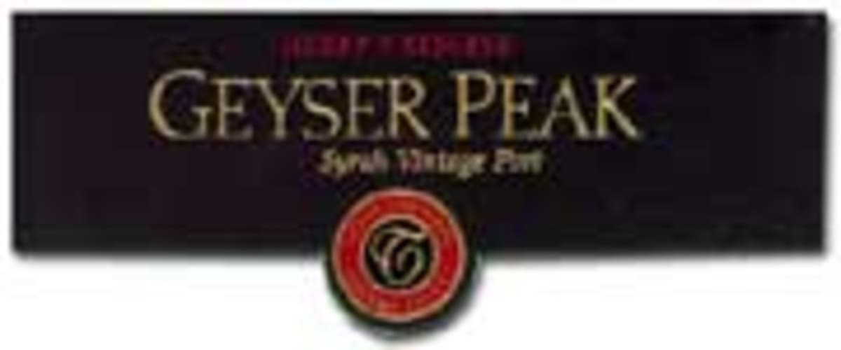 Geyser Peak Shiraz Port-NV (half-bottle) 1999 Front Label