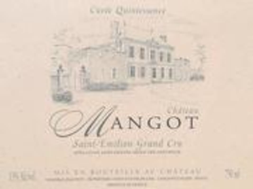 Chateau Mangot Quintessence St. Emilion 2000 Front Label