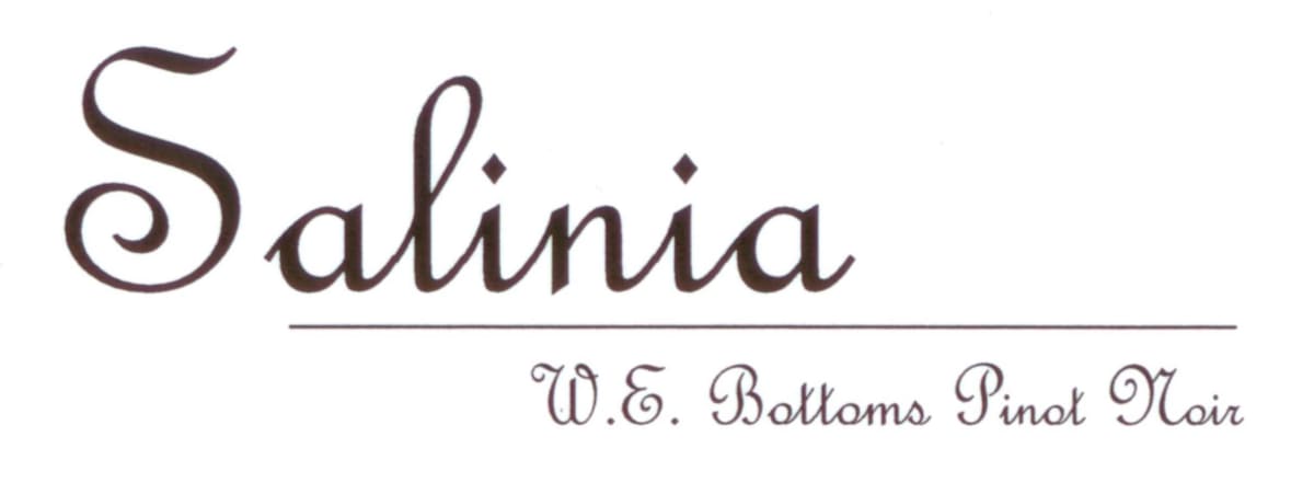 Salinia Wine Company W E Bottoms Pinot Noir 2006 Front Label