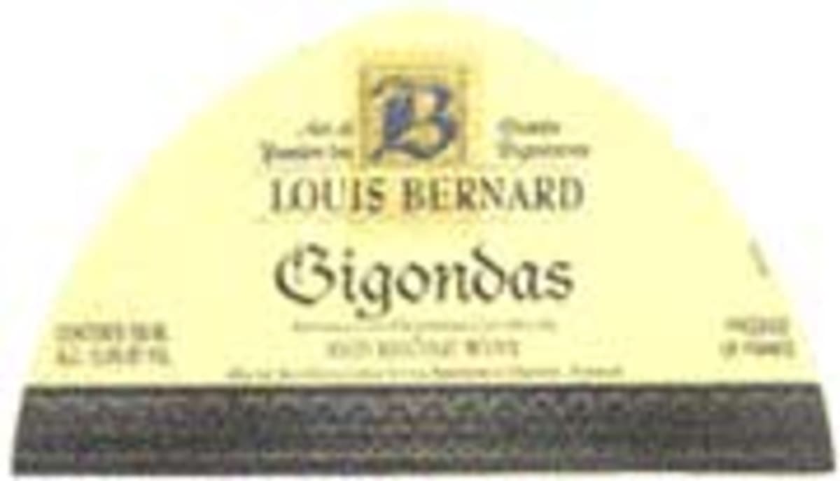 Louis Bernard Gigondas 2000 Front Label