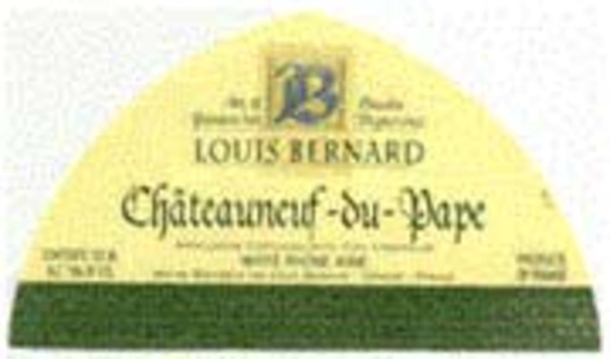 Louis Bernard Chateauneuf-du-Pape White 2000 Front Label