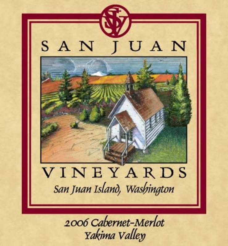 San Juan Vineyards Cabernet-Merlot 2006 Front Label