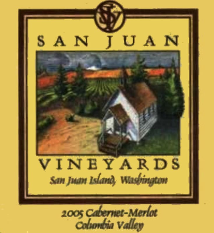 San Juan Vineyards Cabernet-Merlot 2005 Front Label