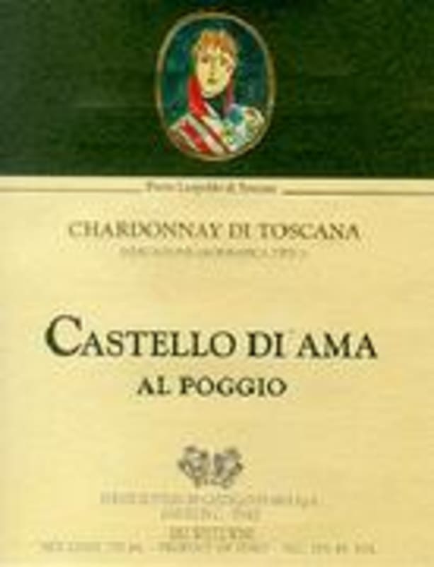Castello di Ama Al Poggio Chardonnay 2000 Front Label