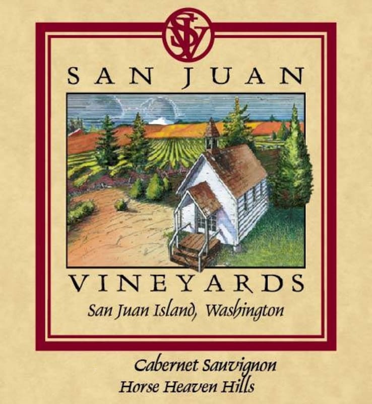 San Juan Vineyards Cabernet Sauvignon 2012 Front Label