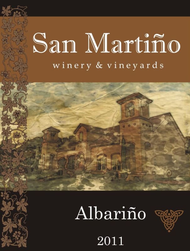 San Martino Winery & Vineyards Albarino 2011 Front Label