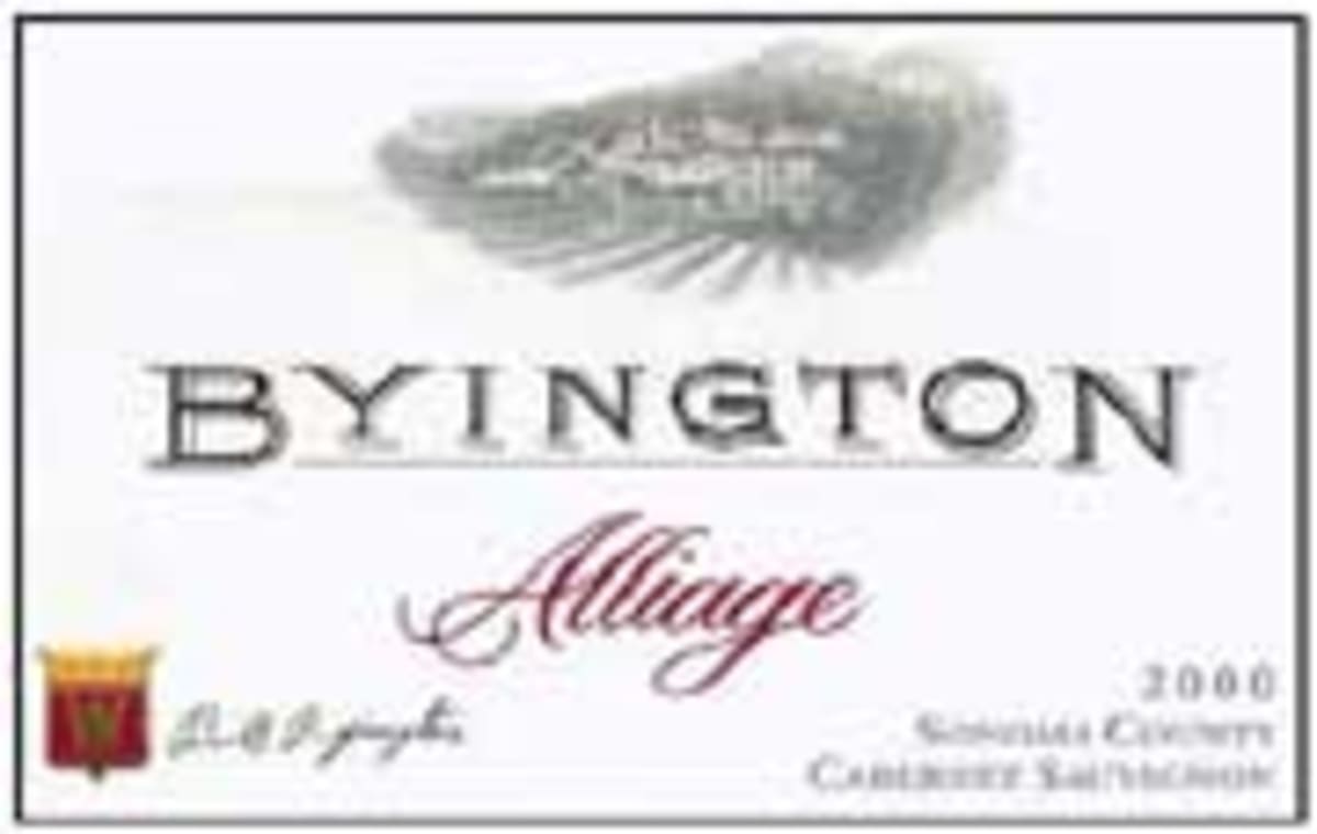 Byington Alliage - Red Meritage 2000 Front Label