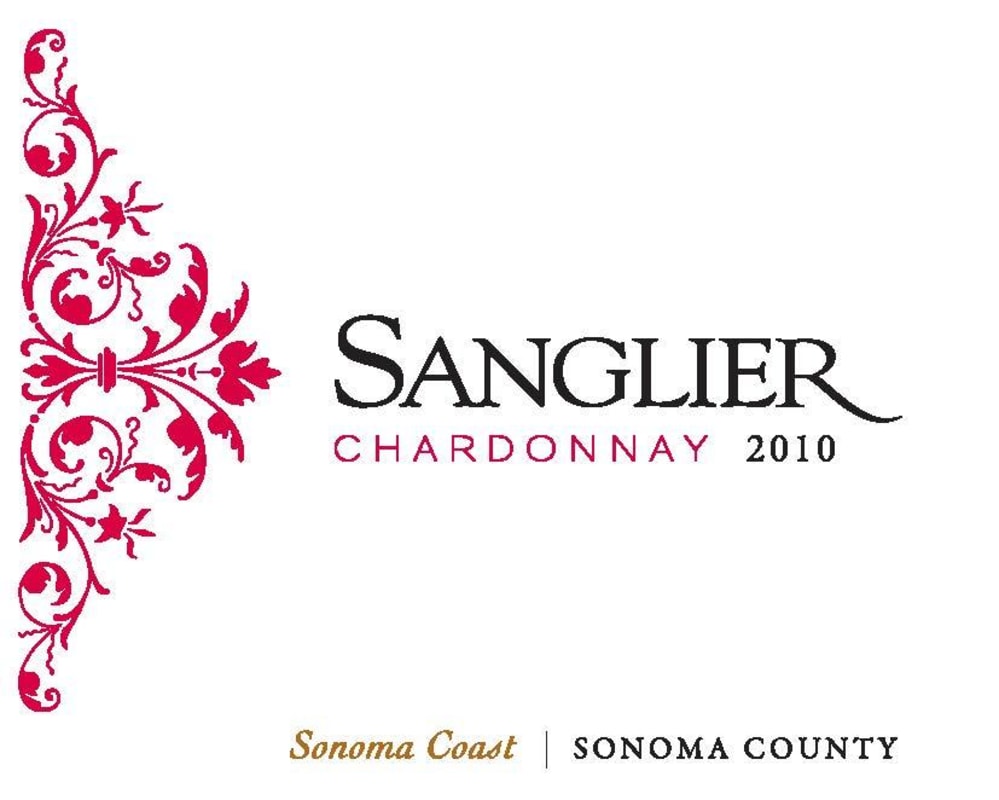 Sanglier Cellars Chardonnay 2010 Front Label