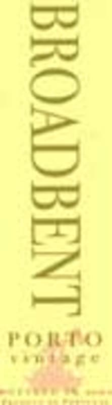 Broadbent Vintage Port 2000 Front Label