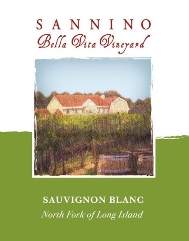 Sannino Bella Vita Vineyard Sauvignon Blanc 2015 Front Label