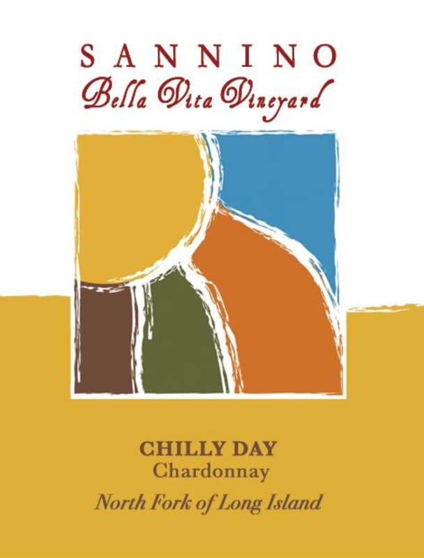 Sannino Bella Vita Vineyard Chilly Day Chardonnay 2015 Front Label