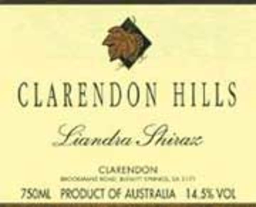 Clarendon Hills Liandra Syrah 2001 Front Label