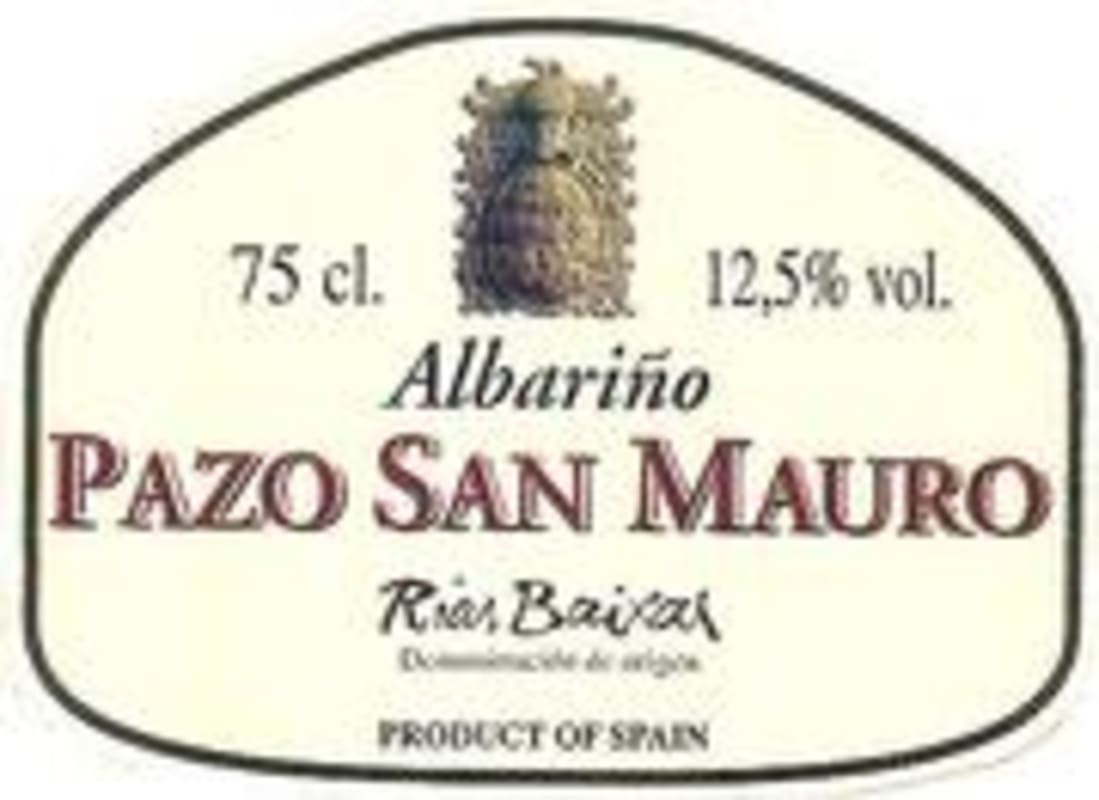 Pazo San Mauro Albarino 2001 Front Label