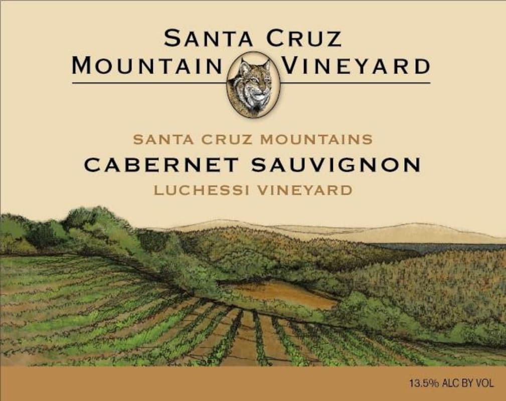 Santa Cruz Mountain Vineyard Luchessi Vineyard Cabernet Sauvignon 2010 Front Label