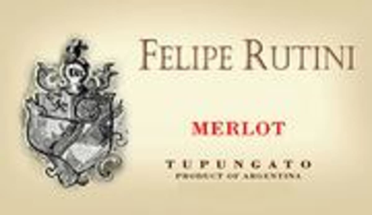 Rutini Merlot 2000 Front Label