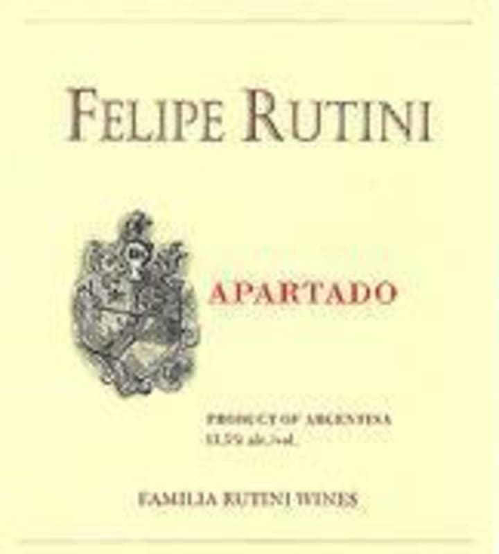 Rutini Apartado 1999 Front Label