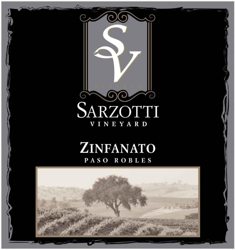 Sarzotti Vineyard & Winery Zinfandel 2013 Front Label