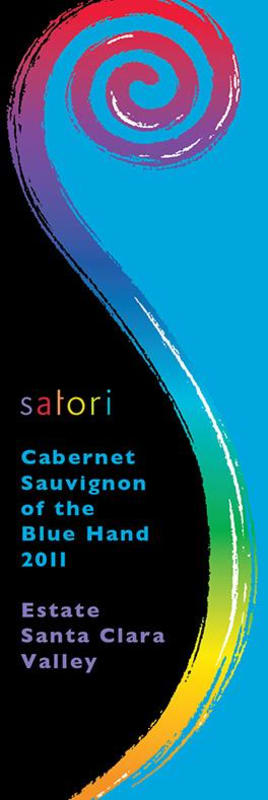 Satori Cellars Cabernet Sauvignon of the Blue Hand 2011 Front Label
