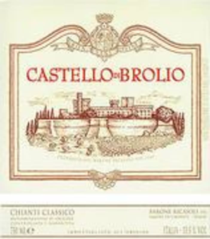 Barone Ricasoli Castello di Brolio Chianti Classico 1999 Front Label