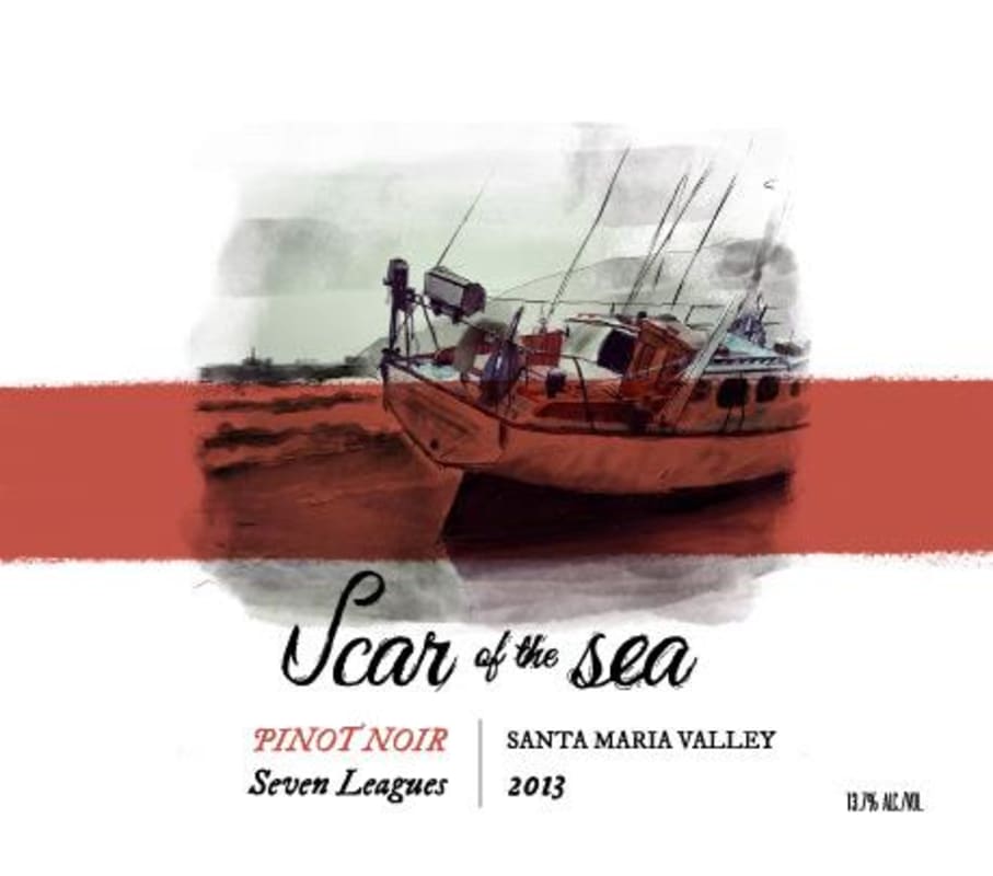 Scar of the Sea Seven Leagues Pinot Noir 2013 Front Label