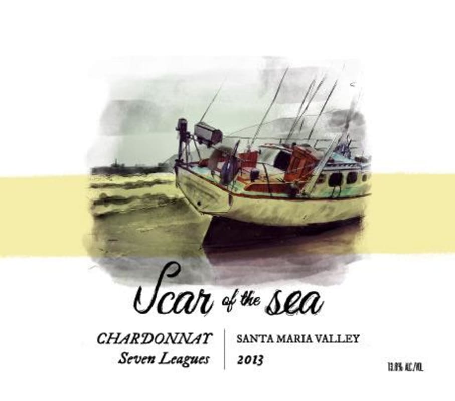 Scar of the Sea Seven Leagues Chardonnay 2013 Front Label