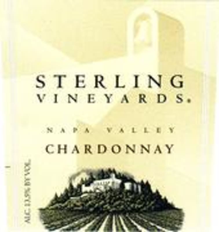 Sterling Napa Chardonnay 1997 Front Label